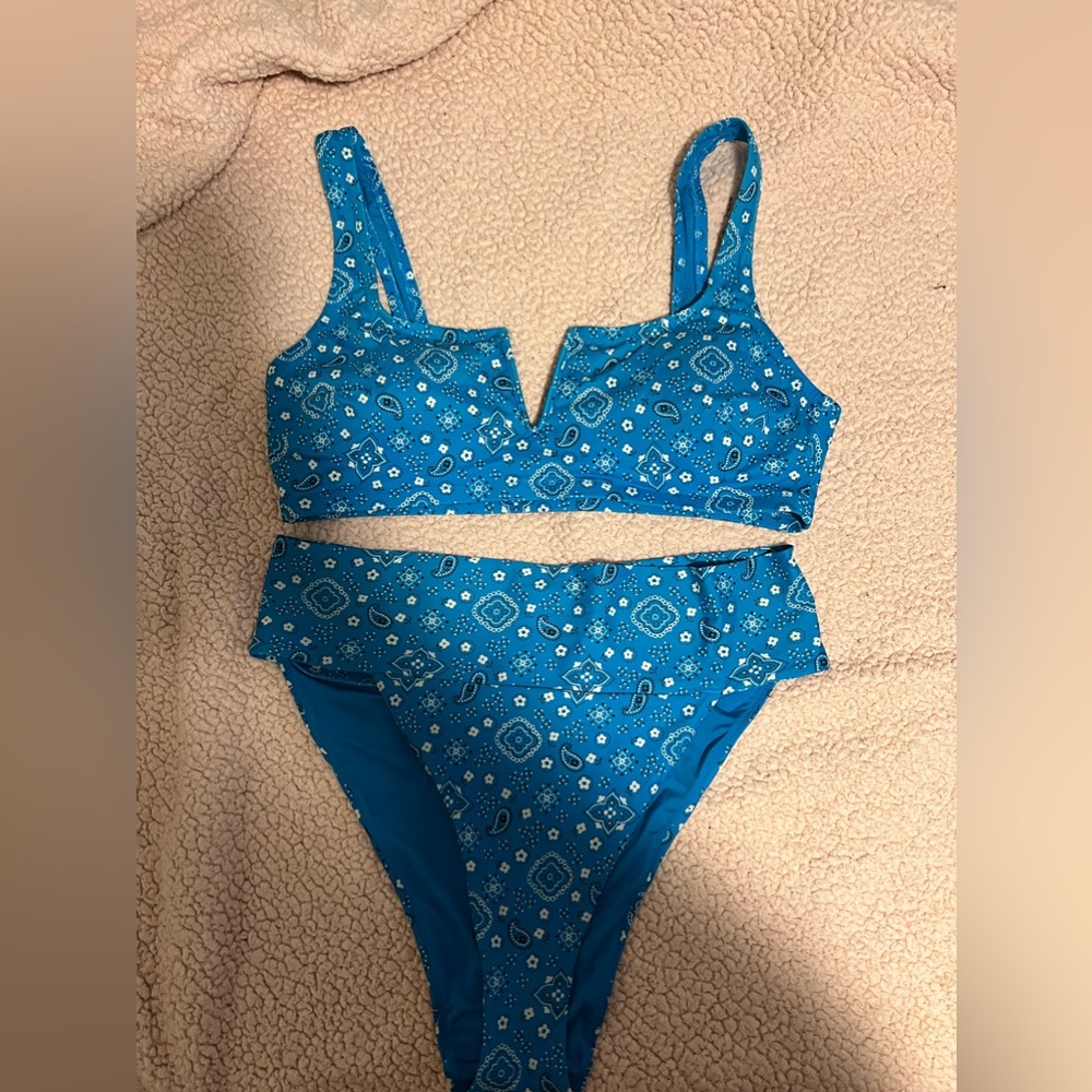 Paisley pattern Aerie two bathing suit